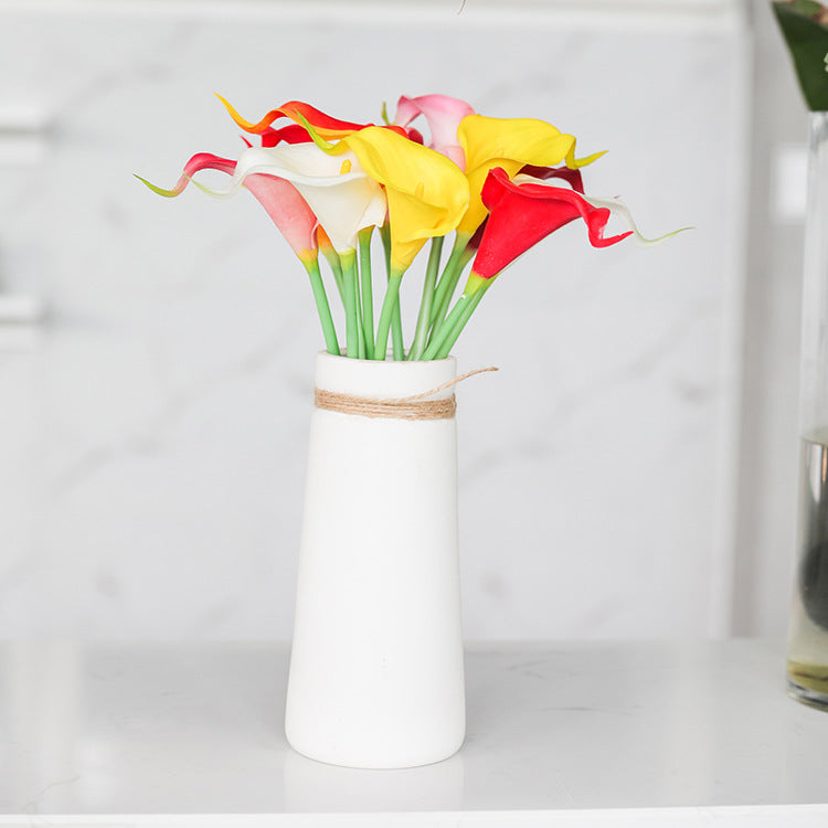 13 Inch Calla Lily Artificial Flowers 10 Pcs Silk Real Touch Lilies Arum Lily Bulk