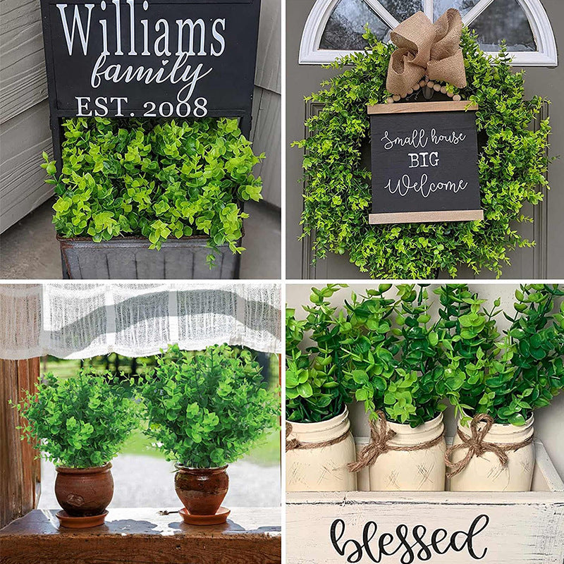 UV Resistant Artificial Boxwood Bush Plants for Outdoor Use – Bulk Quantity