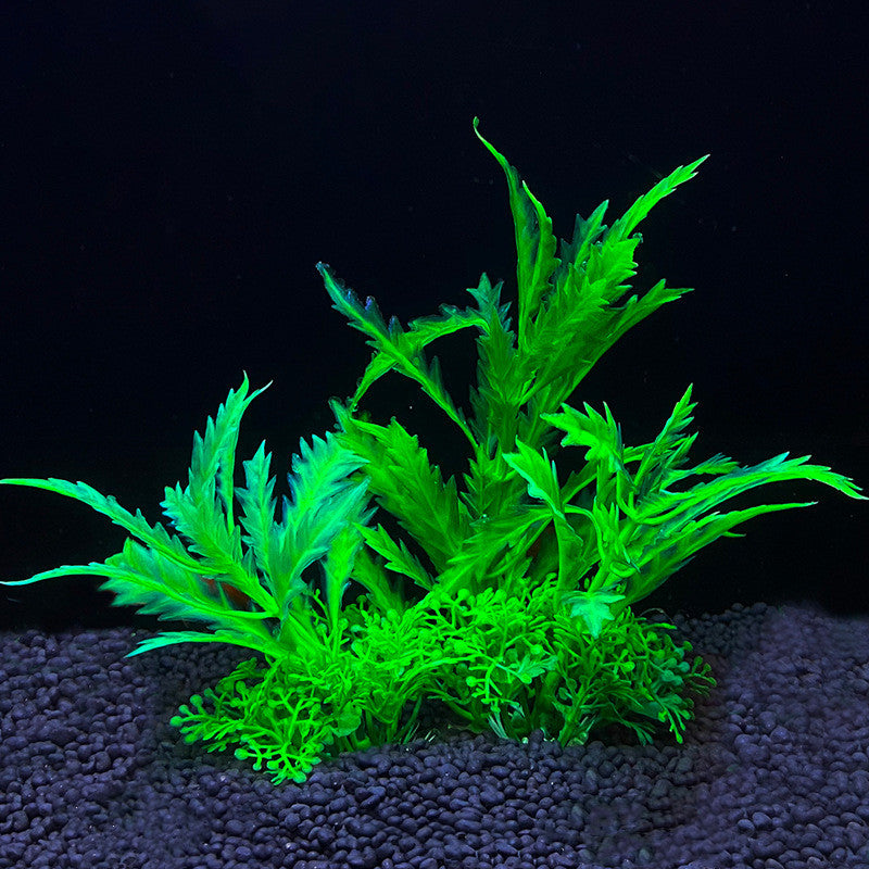 8 Pack Artificial Aquarium Plants for Fish Tank Landscaping, Underwater Decor, Bulk Set
