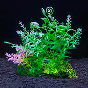 8 Pack Artificial Aquarium Plants for Fish Tank Landscaping, Underwater Decor, Bulk Set