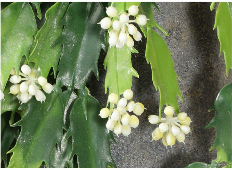 Artificial Crab Cactus Schlumbergera Bush Hanging Decoration 21 Inch Thanksgiving Cactus