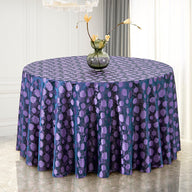 Bulk Jacquard Polyester Round Tablecloth Elegant and Durable Table Cover for Parties and Events Wholesale
