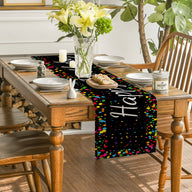 Bulk Birthday Theme Table Runners for Birthday Parties Indoor and Outdoor Wholesale