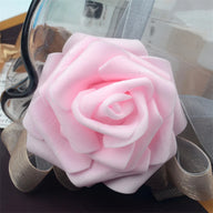 Wedding Floral Backdrop Artificial Foam Rose Heads - 2.7" DIY Craft Decor for Venue Styling