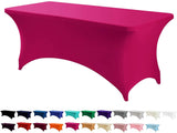 Bulk Rectangular Spandex Tablecloth for Cocktail Tables Ideal for Parties Weddings Banquets and Festive Events Wholesale