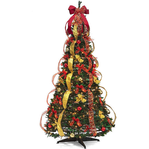 Artificial Christmas Tree Decoration for Home – Lush Green Pine, 4ft Tall