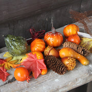 10 Pcs Artificial Small Pumpkin Decorations for Halloween Fall Harvest Centerpiece