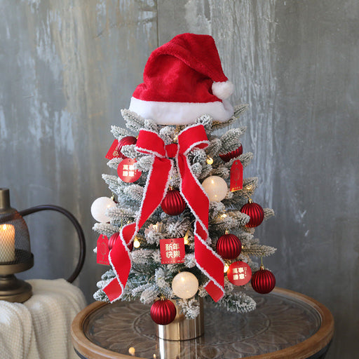 Christmas Santa Hat Tree Ornament 24 Inch Artificial Holiday Decoration