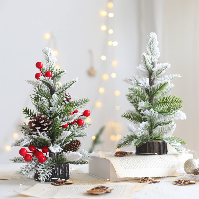 Artificial Spruce Christmas Tree 12 Inch Small Tabletop Holiday Decor