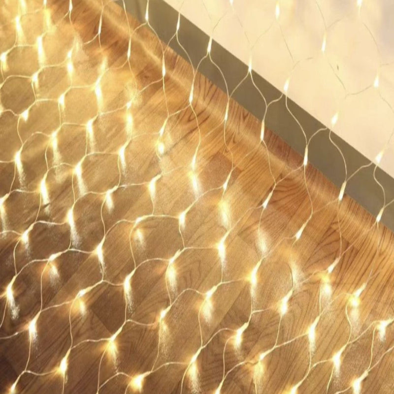 Bulk 10 Pcs Mesh String Lights Outdoor Fishing Web Decorative Lights for Holiday