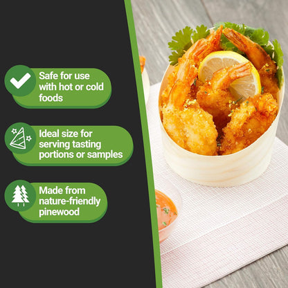 Bulk 100 Pack 4 Ounce Slanted Disposable Dessert Cups for Tasting Hors d'oeuvres Snacks and Appetizers at Weddings Parties and Events Wholesale