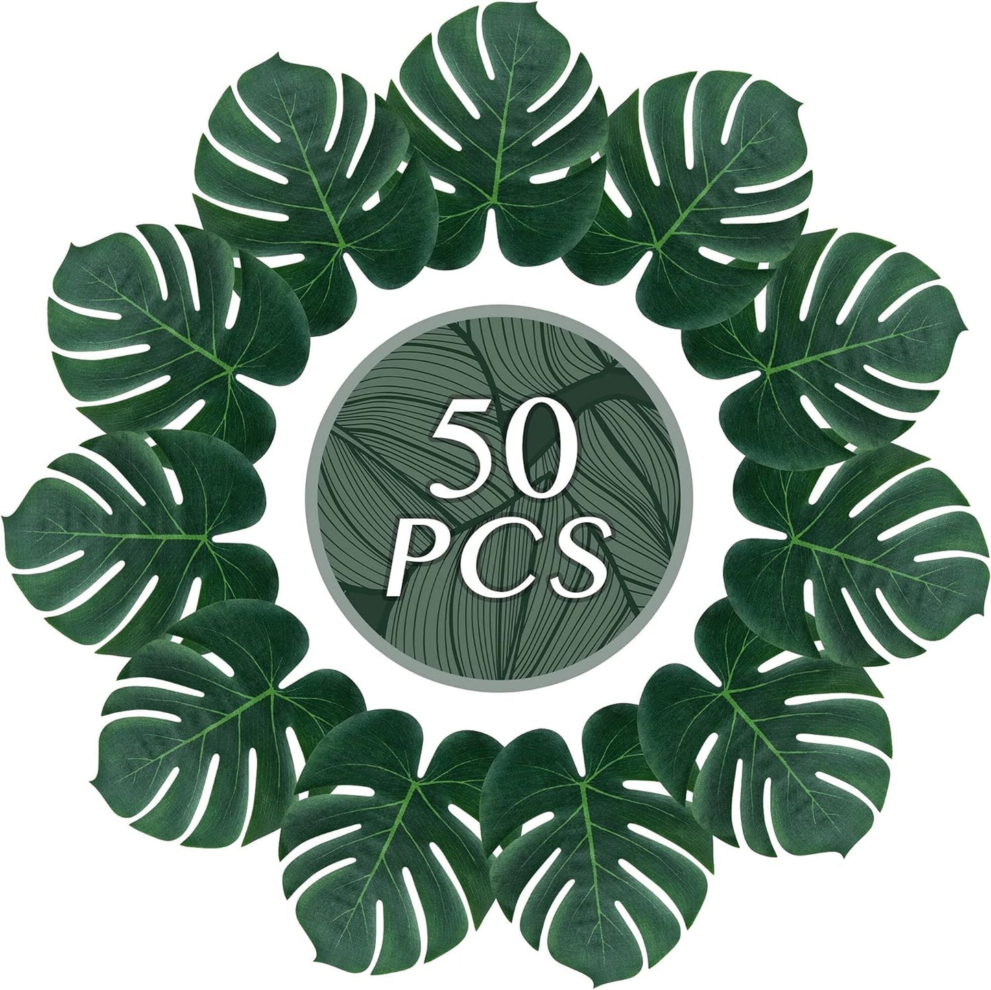 Bulk 50 Pcs Hawaiian Leaf Table Mats Perfect for Summer Parties Weddings and More Wholesale