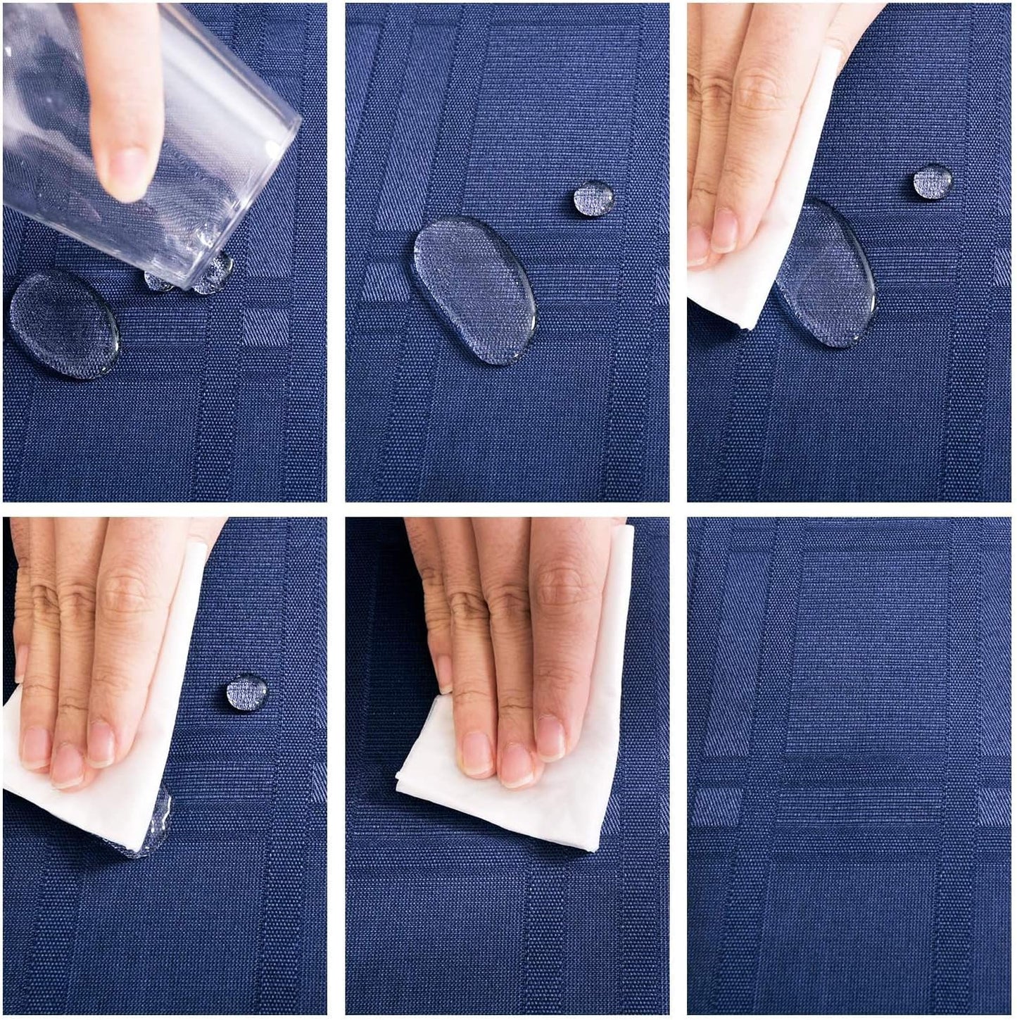 Bulk Solid Plaid Jacquard Spring Tablecloth Wrinkle and Water Resistant, Contemporary Woven Decorative Table Cover for Holiday Events Wholesale