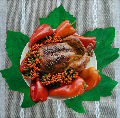 Bulk 50 Pcs Hawaiian Leaf Table Mats Perfect for Summer Parties Weddings and More Wholesale