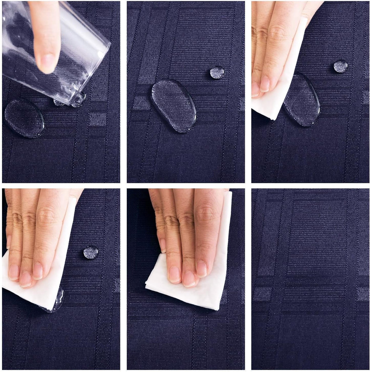 Bulk Solid Plaid Jacquard Spring Tablecloth Wrinkle and Water Resistant, Contemporary Woven Decorative Table Cover for Holiday Events Wholesale