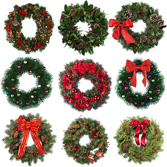 2 Pack Round Metal Wire Wreath Frames for DIY Crafts & Floral Decorations, Bulk Wholesale