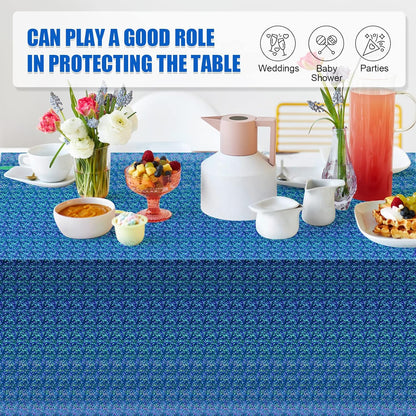 Bulk Vibrant Rainbow Disposable Tablecloth 54x108 Inches Ideal for Birthday Parties Buffets Disco and Mermaid Themed Decor Wholesale