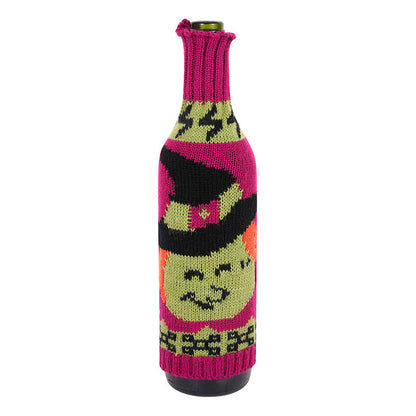 Bulk 5 Pcs Halloween Christmas Wine Bottle Covers Knitted Pumpkin Design for Holiday Decor Party Restaurant Decorations Wholesale