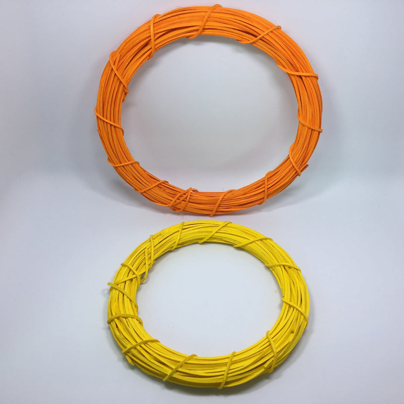 2 Pack Rattan Wreath Frames for DIY Crafts, Colorful, Bulk Wholesale