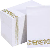 Bulk 200 Pcs Premium Paper Napkins Disposable Soft Absorbent Guest Towels for Weddings Parties Dinners Kitchen and Events Wholesale