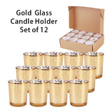 Bulk 12 PCS Electroplated Glass Candle Holders for Tealights Elegant Centerpieces for Weddings Dinner Parties and Holiday Decorations Wholesale