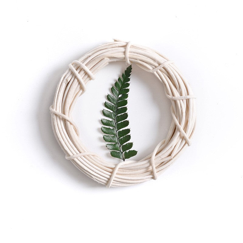 White Wicker Wreath Frame 12 Inch Bulk DIY Craft Accessories