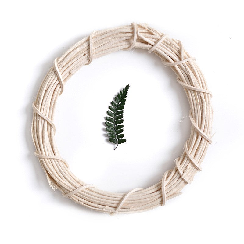White Wicker Wreath Frame 12 Inch Bulk DIY Craft Accessories