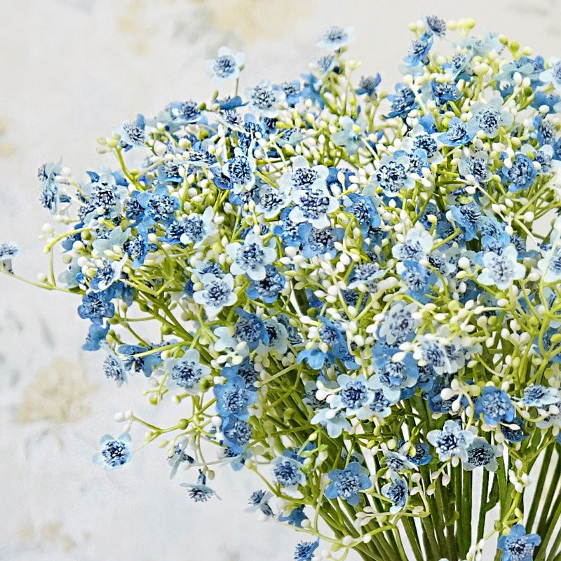 19 Inch Silk Baby's Breath Stems, 10 Pcs Artificial Flower Branch Spray Bouquet for Wedding Arrangement