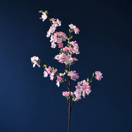Ceremony Artificial Cherry Blossom Stems, 4-Branch Faux Floral Branches for Arch & Aisle Decor