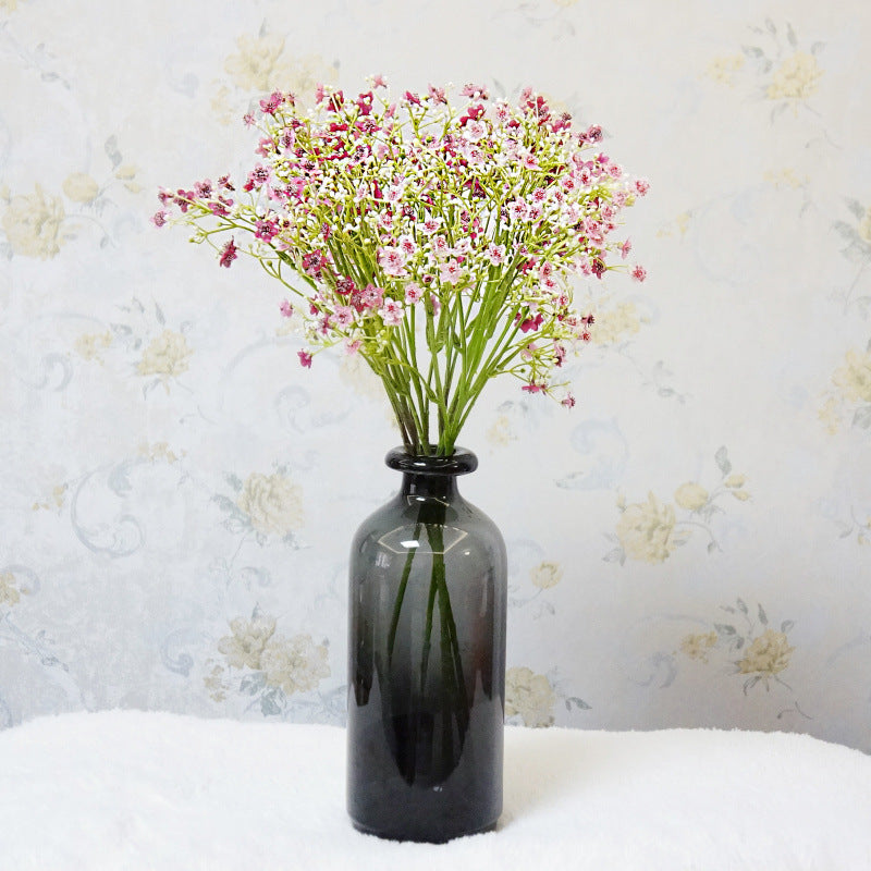 19 Inch Silk Baby's Breath Stems, 10 Pcs Artificial Flower Branch Spray Bouquet for Wedding Arrangement