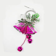 2.3 Inch Double Bell Pendant Ornaments for Christmas Tree Decor Bulk Quantity