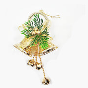 2.3 Inch Double Bell Pendant Ornaments for Christmas Tree Decor Bulk Quantity