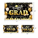 Bulk Extra Large Happy Graduation Backdrop Banners Decorations for Indoor Outdoor College Garden Yard Party Supplies Wholesale