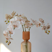 9 Heads Artificial Orchid Flowers Bulk Pack, Real Touch, Exclusive Color, Silk Material