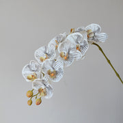 9 Heads Artificial Orchid Flowers Bulk Pack, Real Touch, Exclusive Color, Silk Material