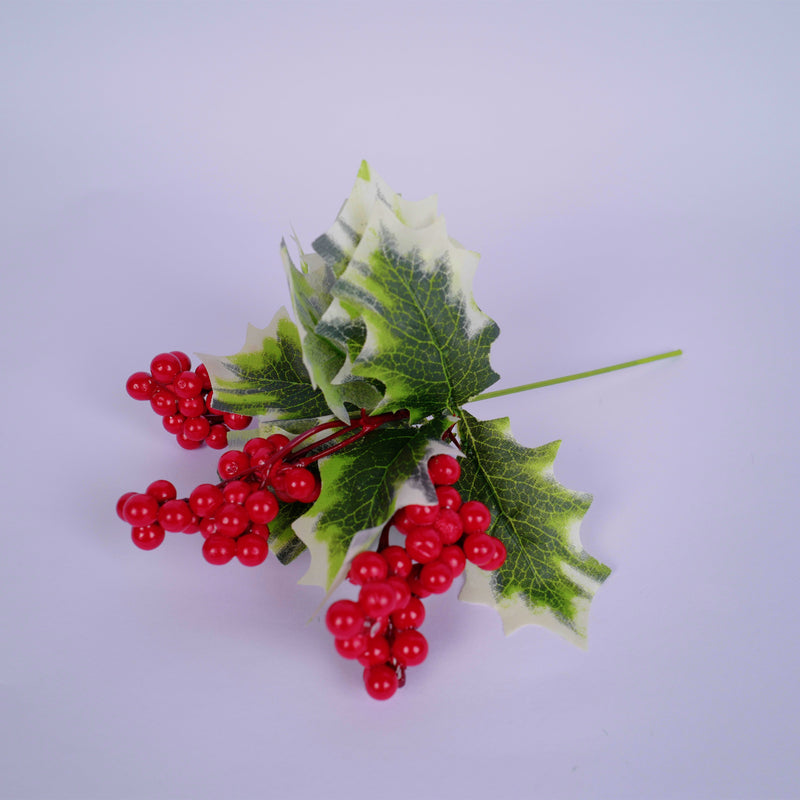 9 Inch Artificial Christmas Red Berry Picks Bulk Quantity