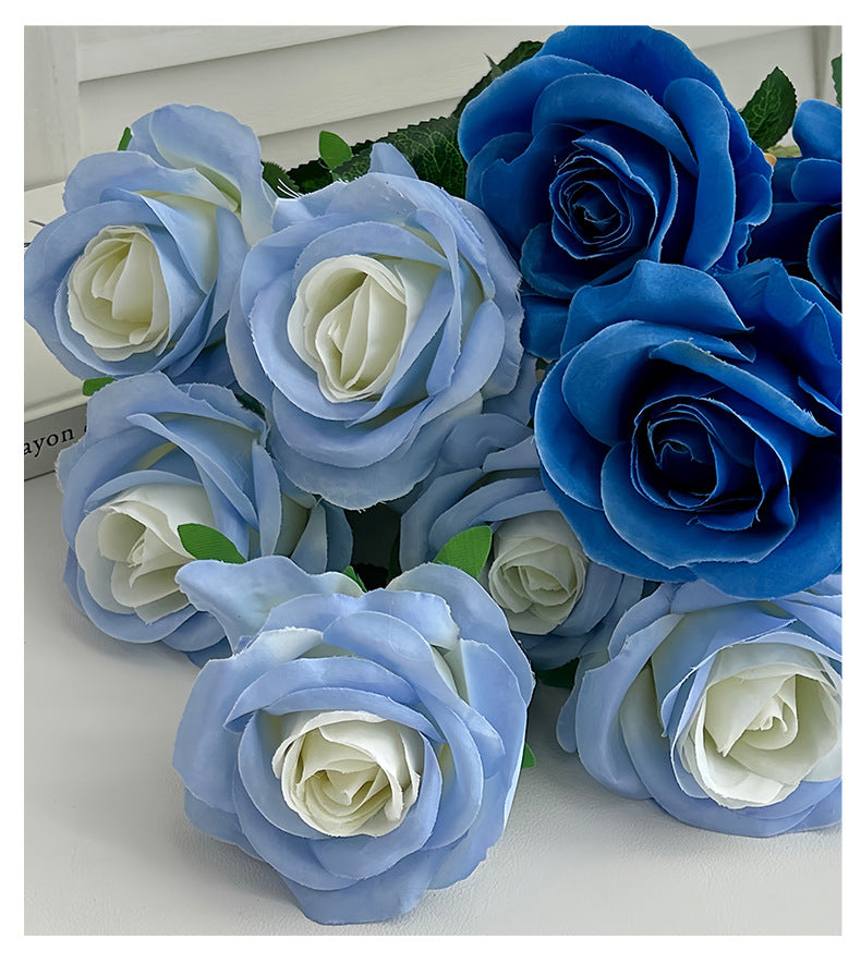 Event Artificial Rose Stems, 20in Single-Stem Roses for Venue Styling, Multiple Colors