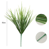 Premium 6 pcs UV Resistant Artificial Greenery Bushes High Quality Outdoor Garden Décor for Porch Landscaping Events