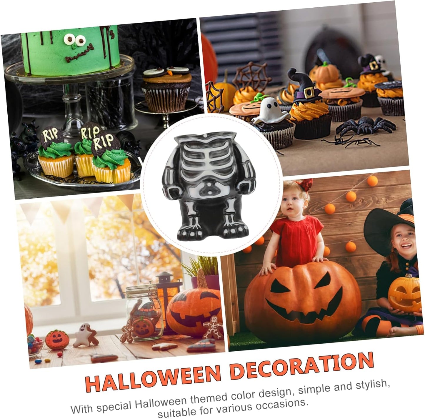 Bulk Halloween Skeleton Cake Stand Plastic Skeleton Frame Base for Cake Decorations Perfect for All Occasions Wholesale