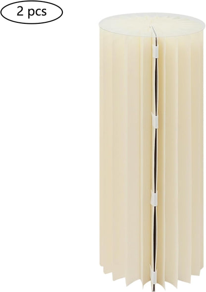 Bulk 2 Pack 40 Inch Tall Foldable Cardboard Centerpiece Display Round Floral Stand for Weddings Events Party Decoration Cardboard Vases Wholesale