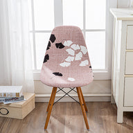 Bulk 2 Pcs Elasticity Shell Chair Covers Irregular Pattern for Restaurant and Living Room Decoration Wholesale