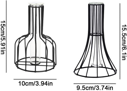 Bulk Geometric Metal Vase Centerpiece for Home Decor – Hydroponic Plant Stand for Weddings and Home Decorations Wholesale