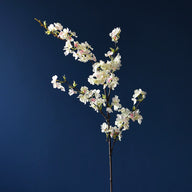 Ceremony Artificial Cherry Blossom Stems, 4-Branch Faux Floral Branches for Arch & Aisle Decor