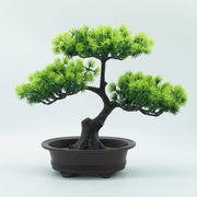 12 Inch Artificial Bonsai Pine Tree Potted Plant 9 Inch 12 Styles Bulk Wholesale