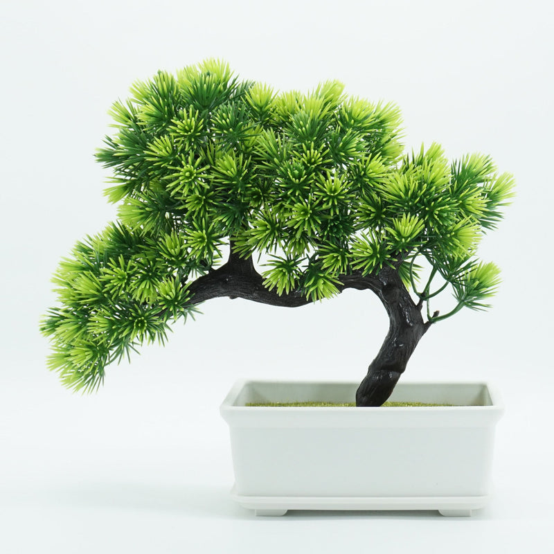 12 Inch Artificial Bonsai Pine Tree Potted Plant 9 Inch 12 Styles Bulk Wholesale
