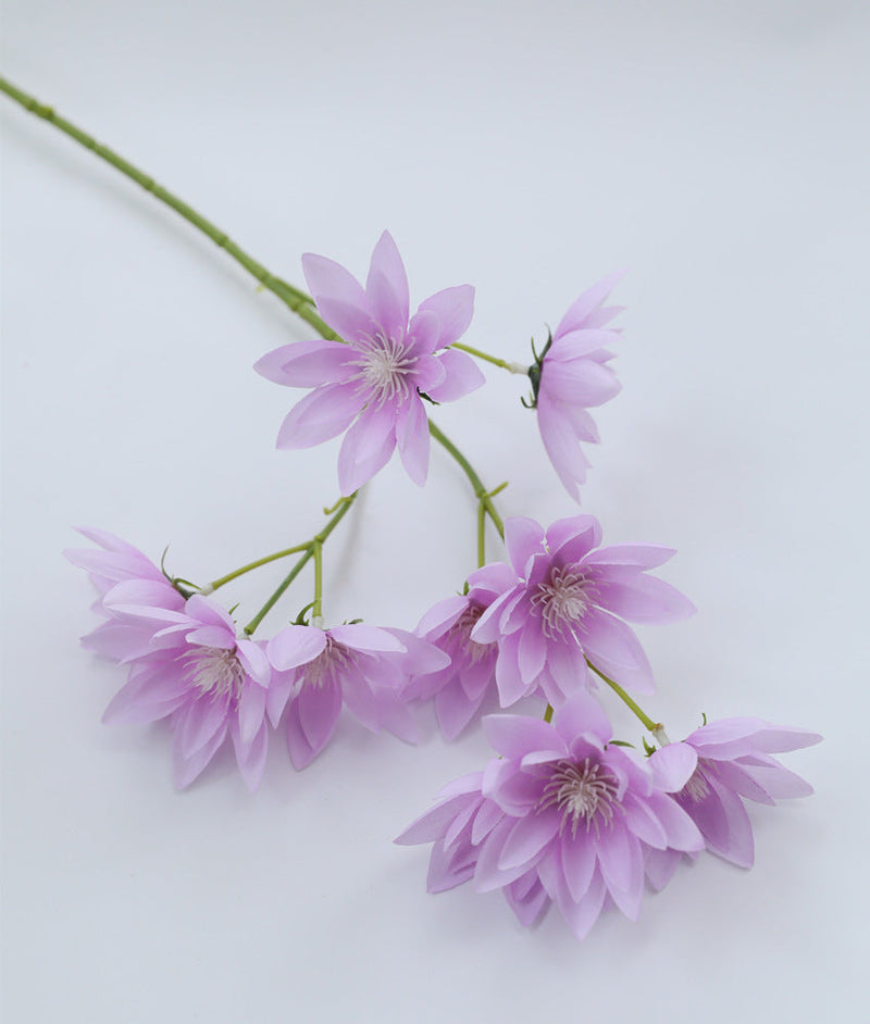 21 Inch Artificial Lotus Flower Stems Bulk 21 Pcs Silk Flowers
