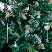 36 Pcs Clear Glass Icicle Drop Ornaments Christmas Decorations Bulk Pack