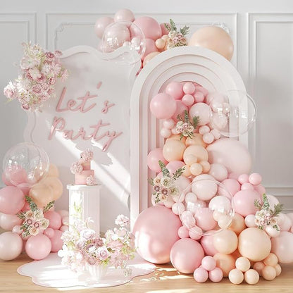 126PCS Celebration Balloons Set - Bobo Balloons for Wedding Arch Birthday Bachelorette Party & Gender Reveal Decor