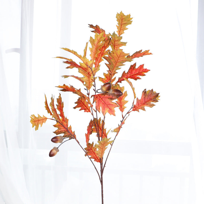 15 Pcs 37 Inch Artificial Acorn Fruit Branches Extra Long Winter Stems Bulk