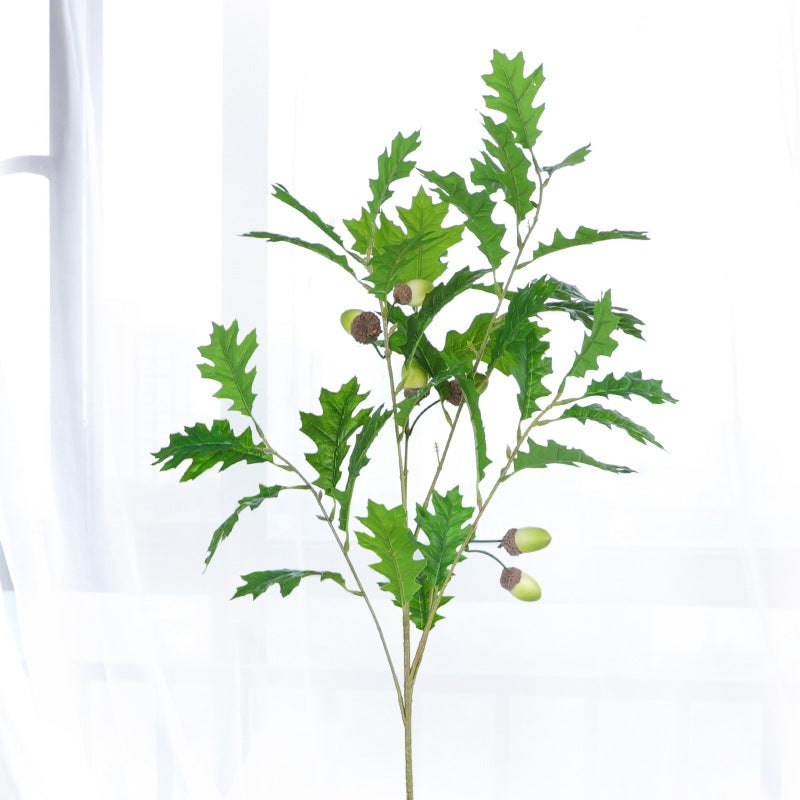 15 Pcs 37 Inch Artificial Acorn Fruit Branches Extra Long Winter Stems Bulk